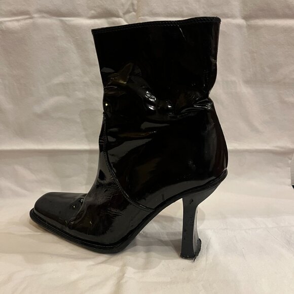 Genuine Italian leather square-toe boots - Picture 4 of 6